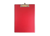 PVC Single Sided Clip Board A4, Red - Altimus