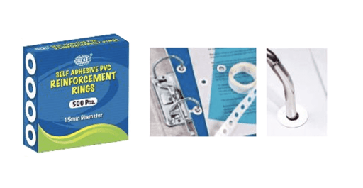 Self Adhesive PVC Reinforcement Rings 500Pcs-Pk - Altimus