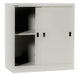 Rexel Low Height Cupboard Sliding Steel With 1 Adjustable Shelf, RXL102SS (Off White) - Altimus