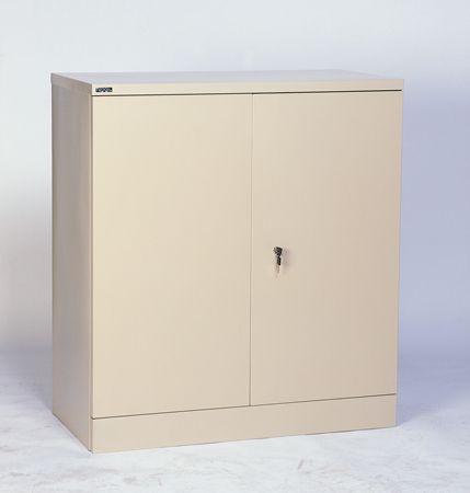 Rexel Low Height Cupboard Swing Door With 1 Adjustable Shelf, RXL102SW (Beige) - Altimus