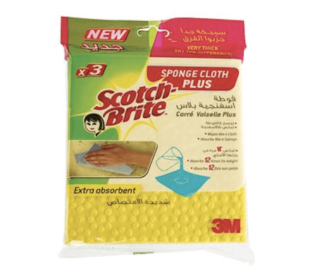 Scotch Brite Sponge Cloth Plus 3 - Altimus