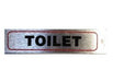 Sticker "TOILET" 17x4cm - Altimus