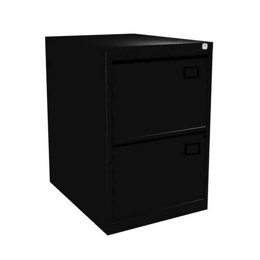 Rexel 2 Drawer Vertical Filing Cabinet, RXL302ST, Black - Altimus